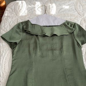Olive dress shirt